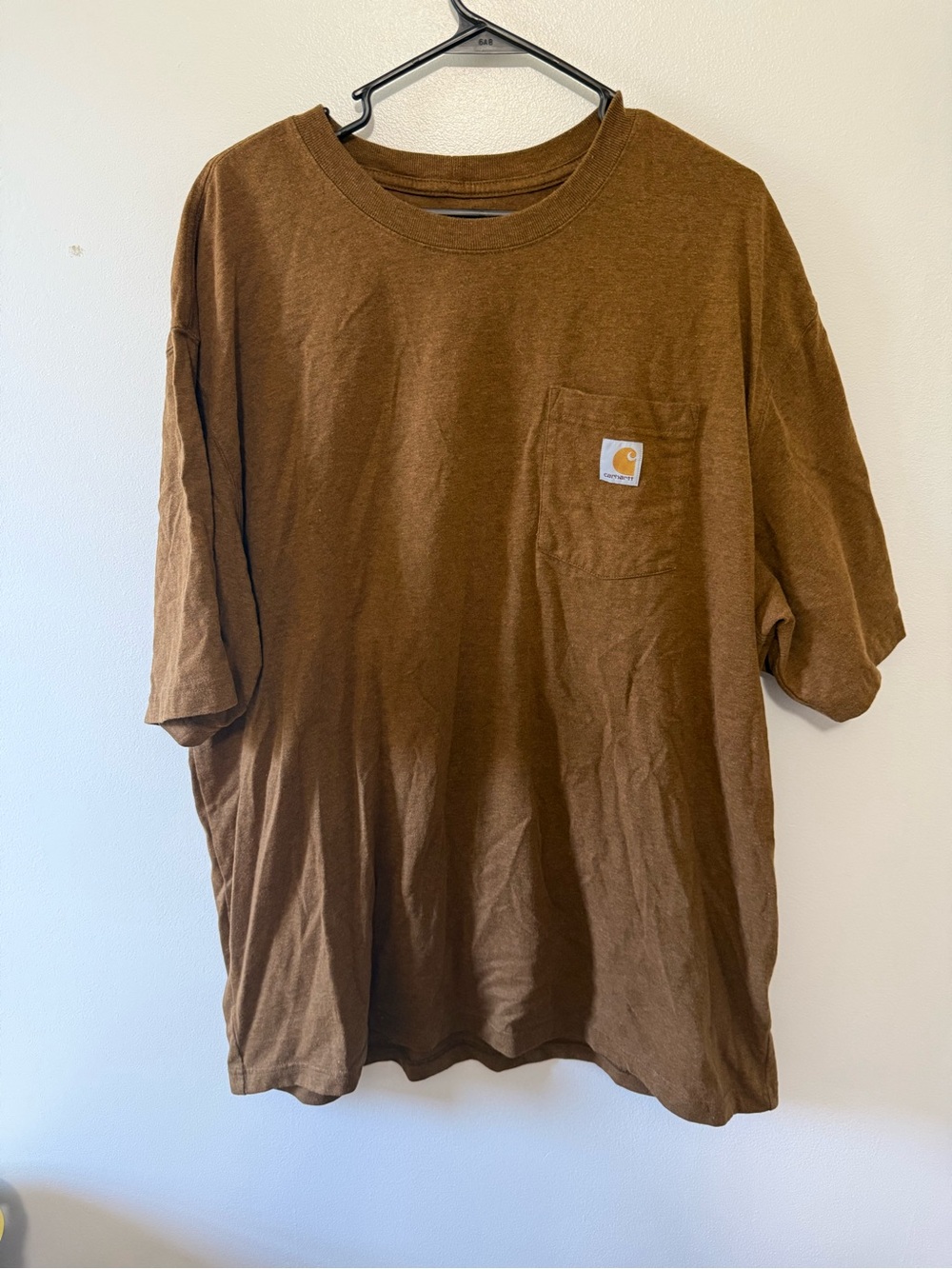 Carhartt Brown Chest Pocket Short-Sleeve Crew Tee